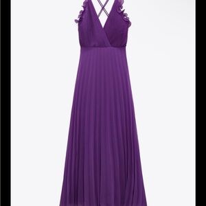 Elegant Purple Women's Dress